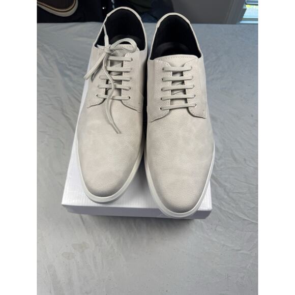 Calvin Klein Yuzo Sneakers Mens 11.5 Cream Leather Casual Lace Up New main image 6